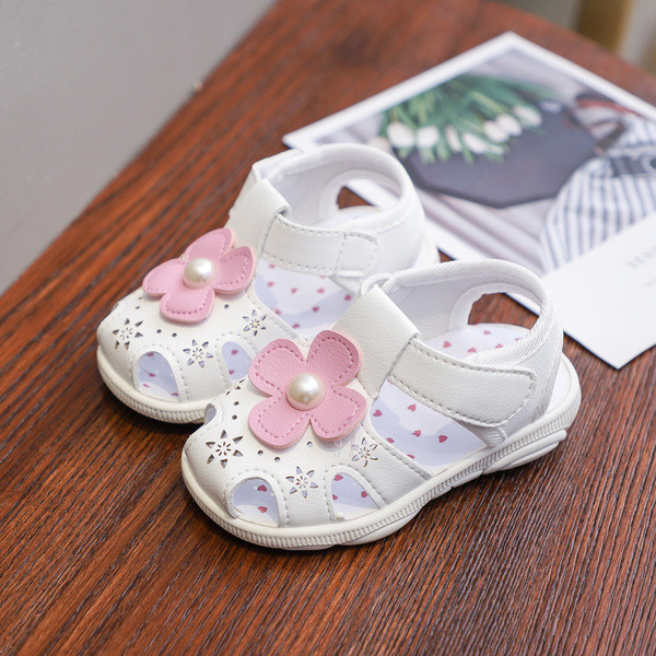 Gyermekszandál két színben 3D elemmel lányoknak