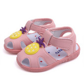 Sandale pentru copii alb și roz - pentru fete