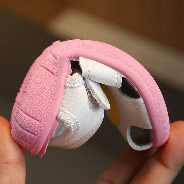 Sandale pentru copii alb și roz - pentru fete