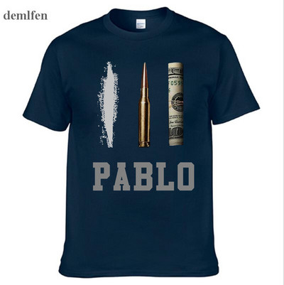 Tricou barbatesc cu inscriptie si imprimeu in mai multe culori