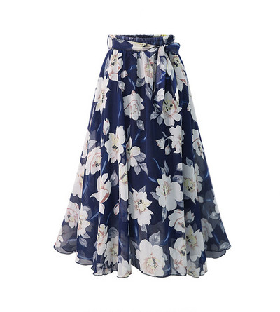 Γυναικεία  φούστα με floral εκτύπωση
