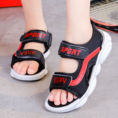 Gyermekszandál három színben felirattal - fiúknak