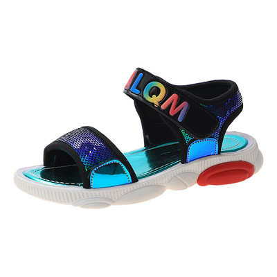 Alkalmi gyerekszandál flitterekkel - lányoknak