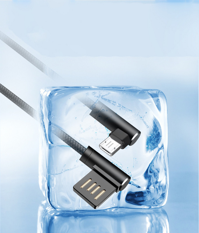 Cablu de date USB de mare viteza - tip Micro usb culoare neagra
