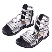 Két színben cipzáras gyerekszandál lányoknak