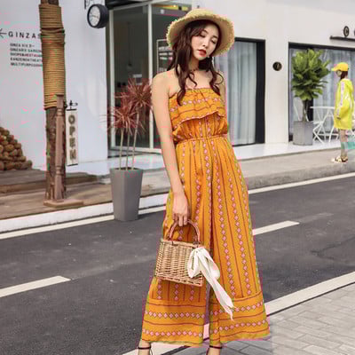 Καθημερινές γυναικείες ολόσωμες φόρμες σε πράσινο και πορτοκαλί χρώμα