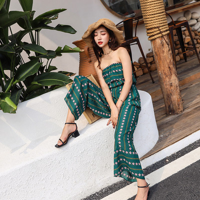 Καθημερινές γυναικείες ολόσωμες φόρμες σε πράσινο και πορτοκαλί χρώμα