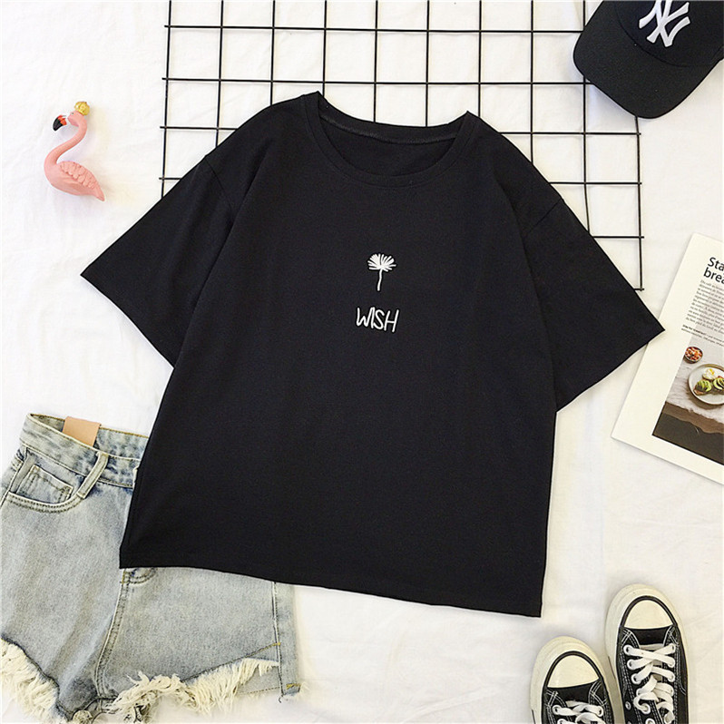 Alkalmi női póló, fehér és fekete rátéttel