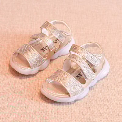 Gyermekszandál három színben kövekkel - lányoknak