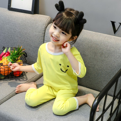 Gyermek pizsama lányoknak három színben rátéttel