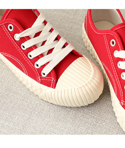 Μοντέρνα γυναικεία αθλητικά πάνινα παπούτσια  με δεσμούς σε διαφορετικά χρώματα