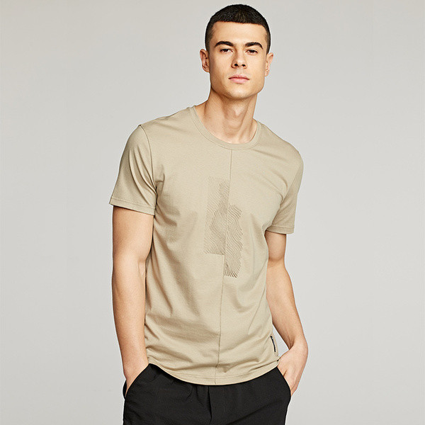 Мъжка тениска с къс ръкав и  апликация в няколко цвята