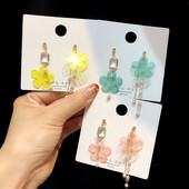 Cercei de dama actuali cu perle in trei culori