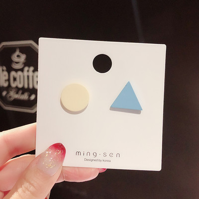 Ежедневни дамски обеци-три цвята