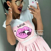 Ежедневна дамска тениска в четири цвята с апликация