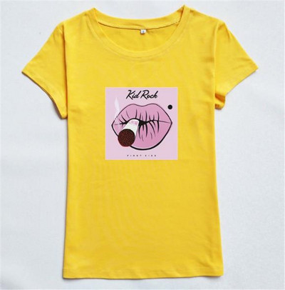 Ежедневна дамска тениска в четири цвята с апликация