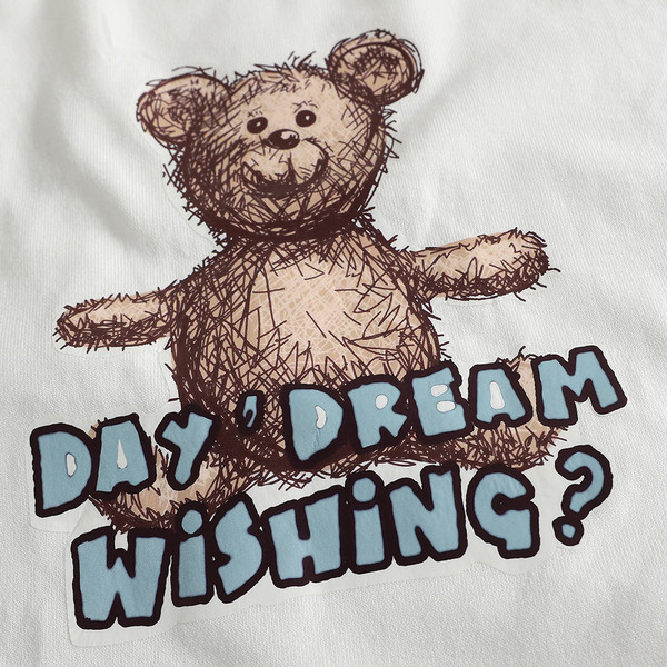 Ежедневна дамска рокля с апликация в бял и черен цвят