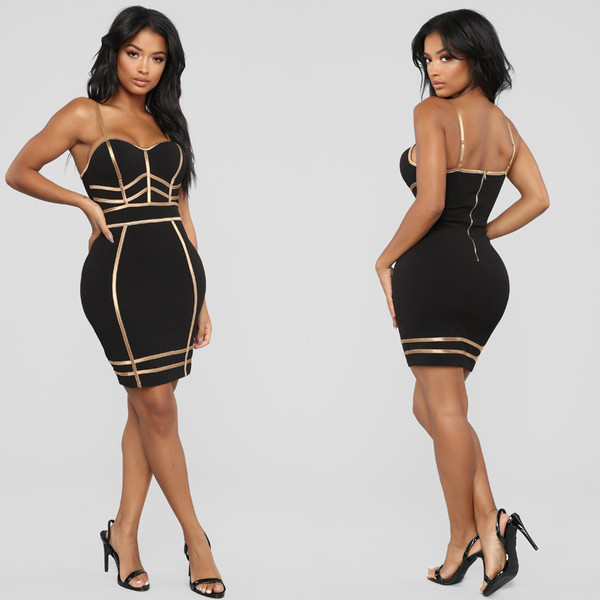 Елегантна дамска рокля в черен,син и червен цвят