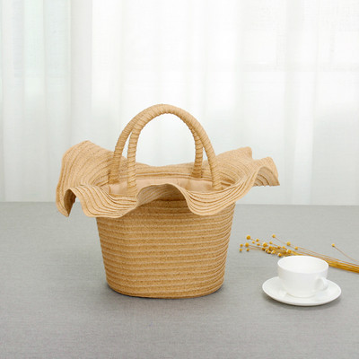 НОВ модел дамска плетена чанта в четири цвята