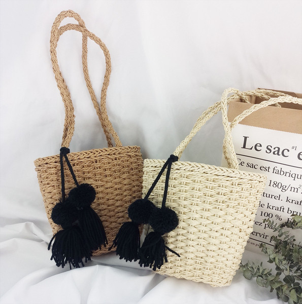 Нов модел дамска плетена чанта в два цвята