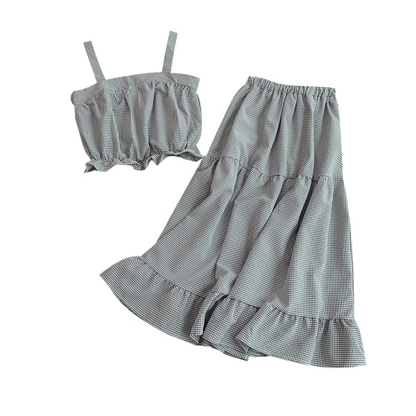 Дамски летен комплект от две части в няколко цвята 