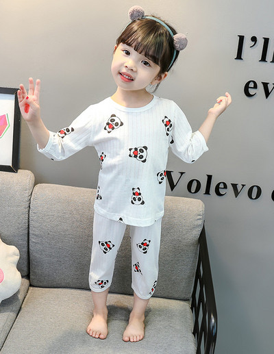 Детска пижама за момичета-в два цвята с апликация