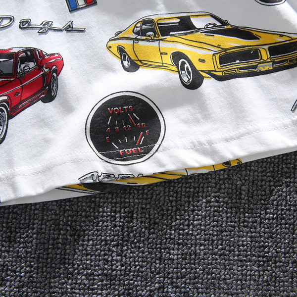 Modern gyerek póló fiúknak három színben rátéttel