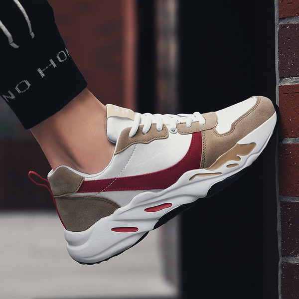 Модерни мъжки  маратонки в три цвята 