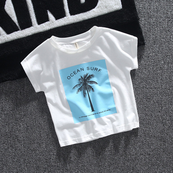 Детска тениска в бял и зелен цвят-за момчета