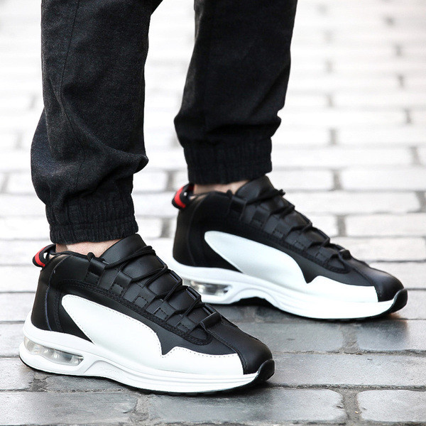 Ежедневни мъжки кецове от еко кожа в няколко цвята 