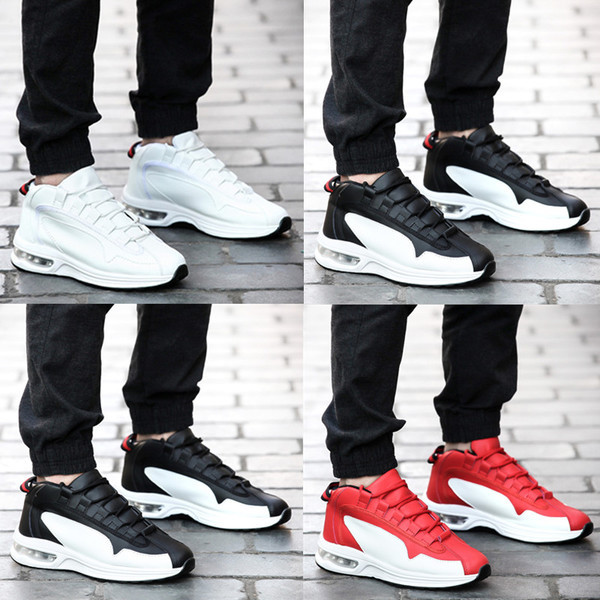 Ежедневни мъжки кецове от еко кожа в няколко цвята 