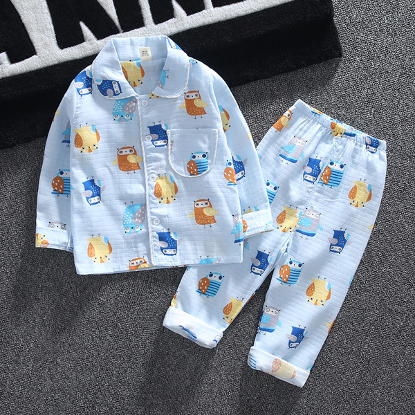 Детска пижама в два цвята от две части-за момчета