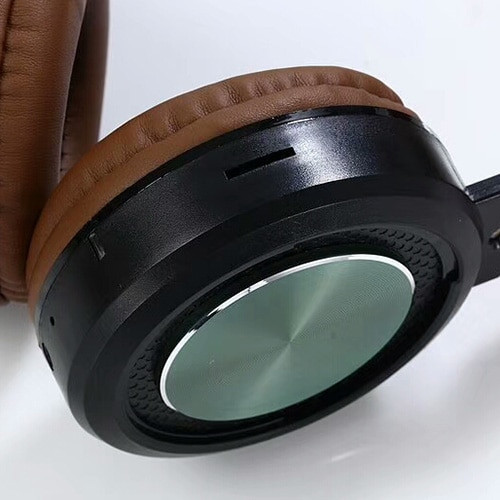 Ακουστικό Bluetooth SY-BT1614 με σκούρο καφέ υποδοχή κάρτας TF / SD