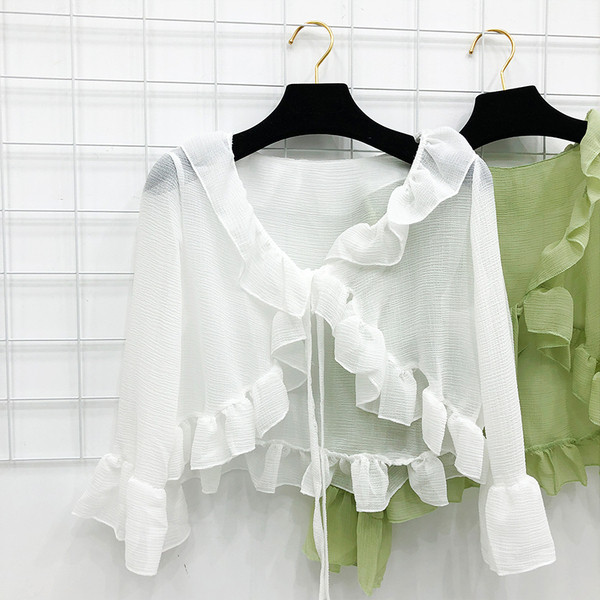 Дамска плажна риза в три цвята