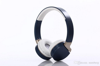 Bluetooth слушалки модел SY-BT1606  със слот за  TF/SD карта в син цвят