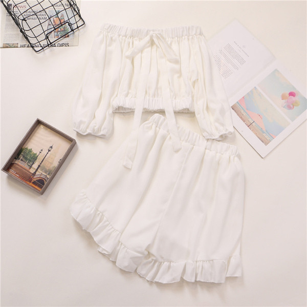 Нов модел  дамски комплект от две части в няколко цвята 