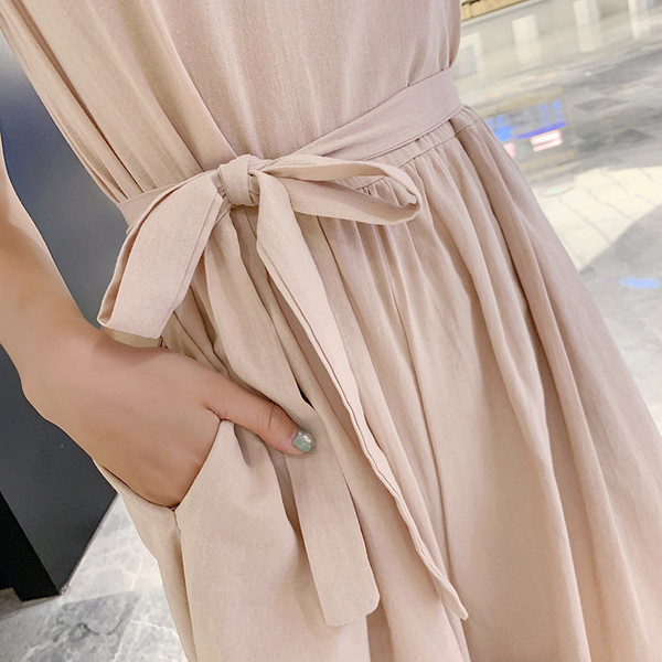 Γυναικεία casual σαλοπέτα  σε μπεζ και μαύρο χρώμα