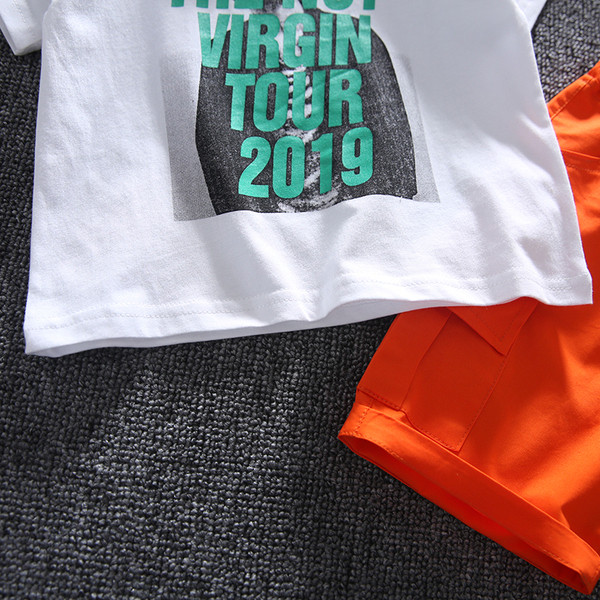 Детски модерен комплект от две части-за момчета 