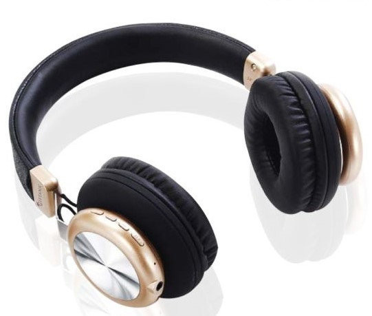 Ακουστικό Bluetooth SY-BT1616 με υποδοχή κάρτας TF / SD σε μαύρο και σε χρυσό