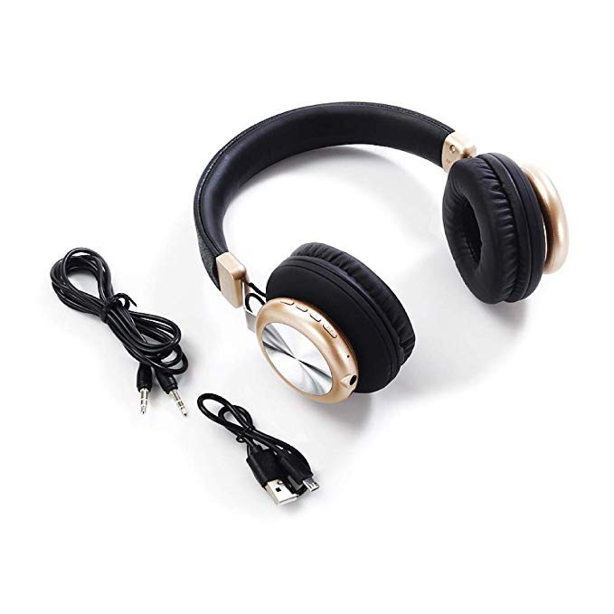 Ακουστικό Bluetooth SY-BT1616 με υποδοχή κάρτας TF / SD σε μαύρο και σε χρυσό