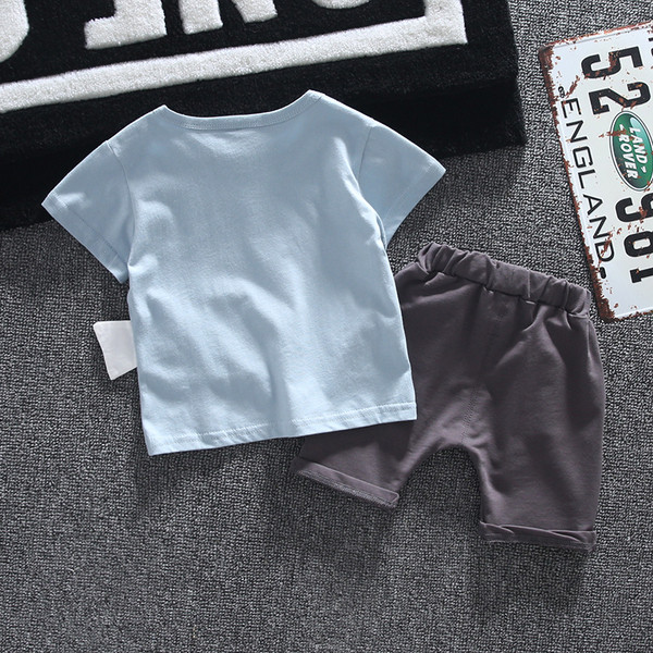 Детски ежедневен комплект в два цвята от две части-за момчета