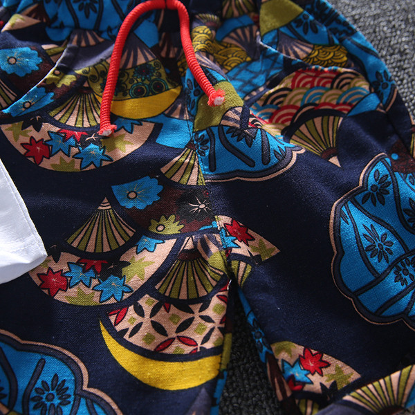 Детски модерен комплект с апликация за момчета