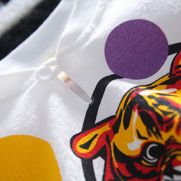 Модерен детски комплект с апликация-за момчета 