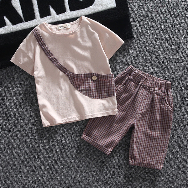 Детски комплект в два цвята от две части-за момчета