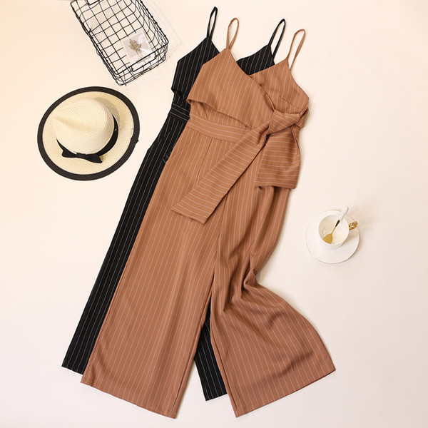 Κομψές γυναικείες φόρμες με λεπτές λουρίδες σε τέσσερα χρώματα