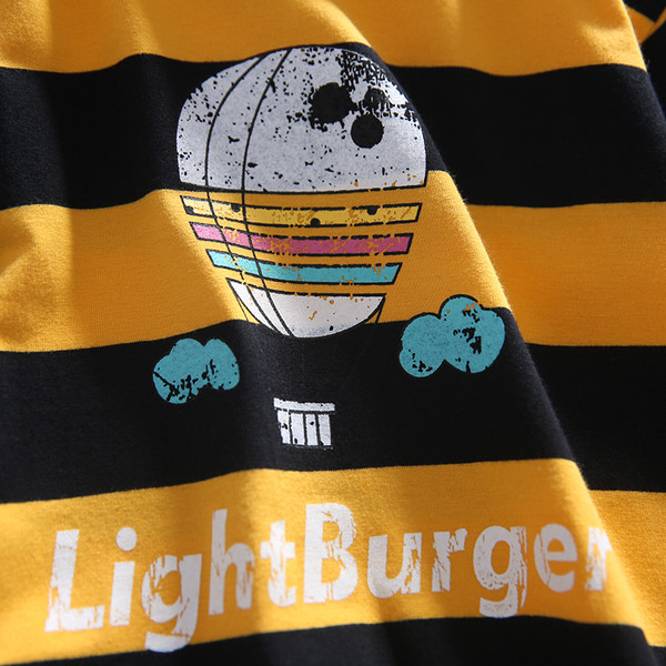 Детска ежедневна тениска в два цвята с апликация за момчета