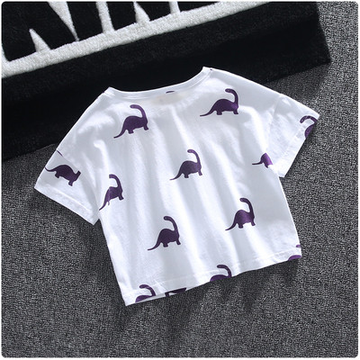 Детска ежедневна тениска за момчета-два цвята