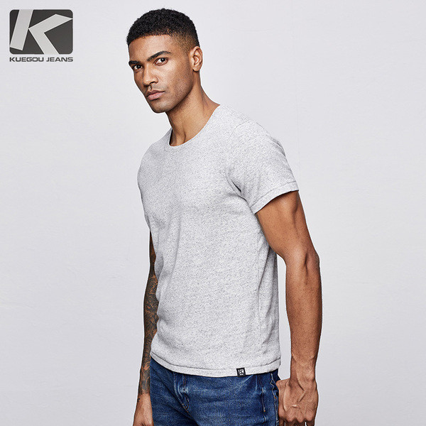 Tricou casual pentru bărbați, gri