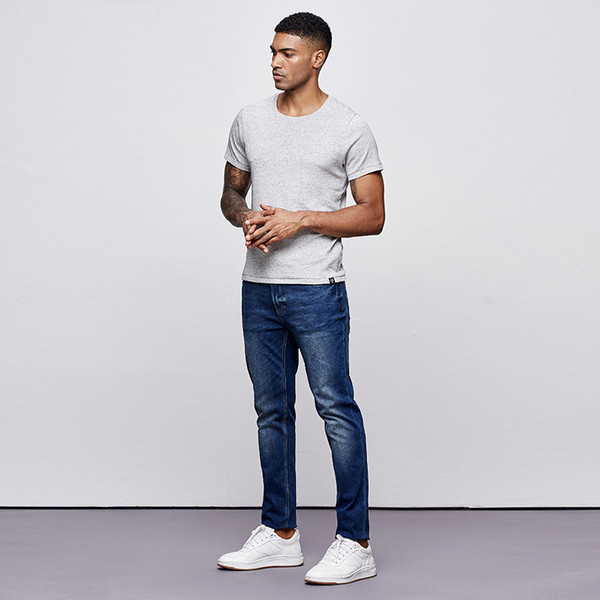 Tricou casual pentru bărbați, gri