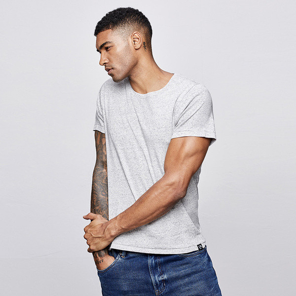 Tricou casual pentru bărbați, gri